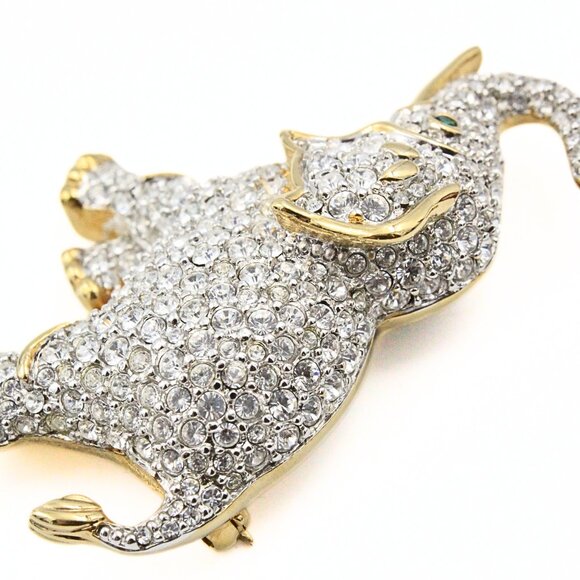 Exquisite Sparkly Swarovski Elephant Pave´Crystal Encrusted Brooch - Picture 7 of 11